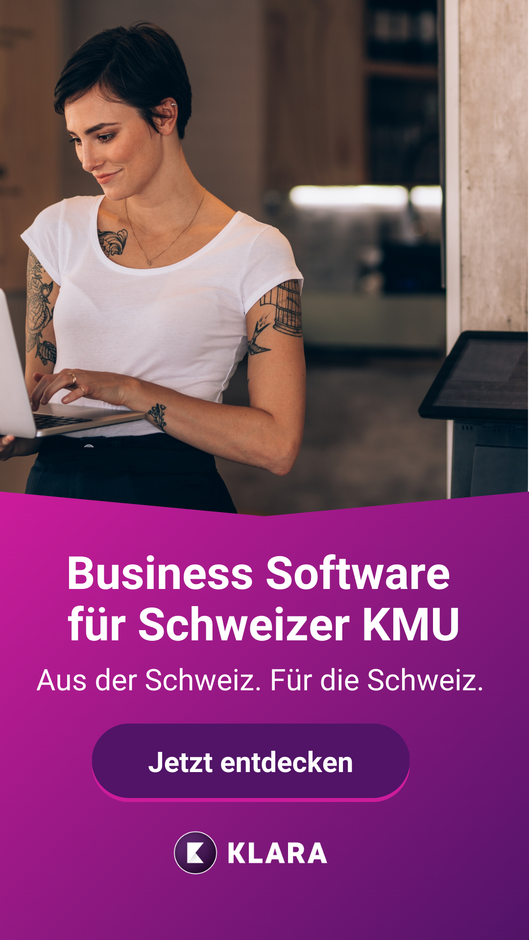 KLARA.ch Facebook ad