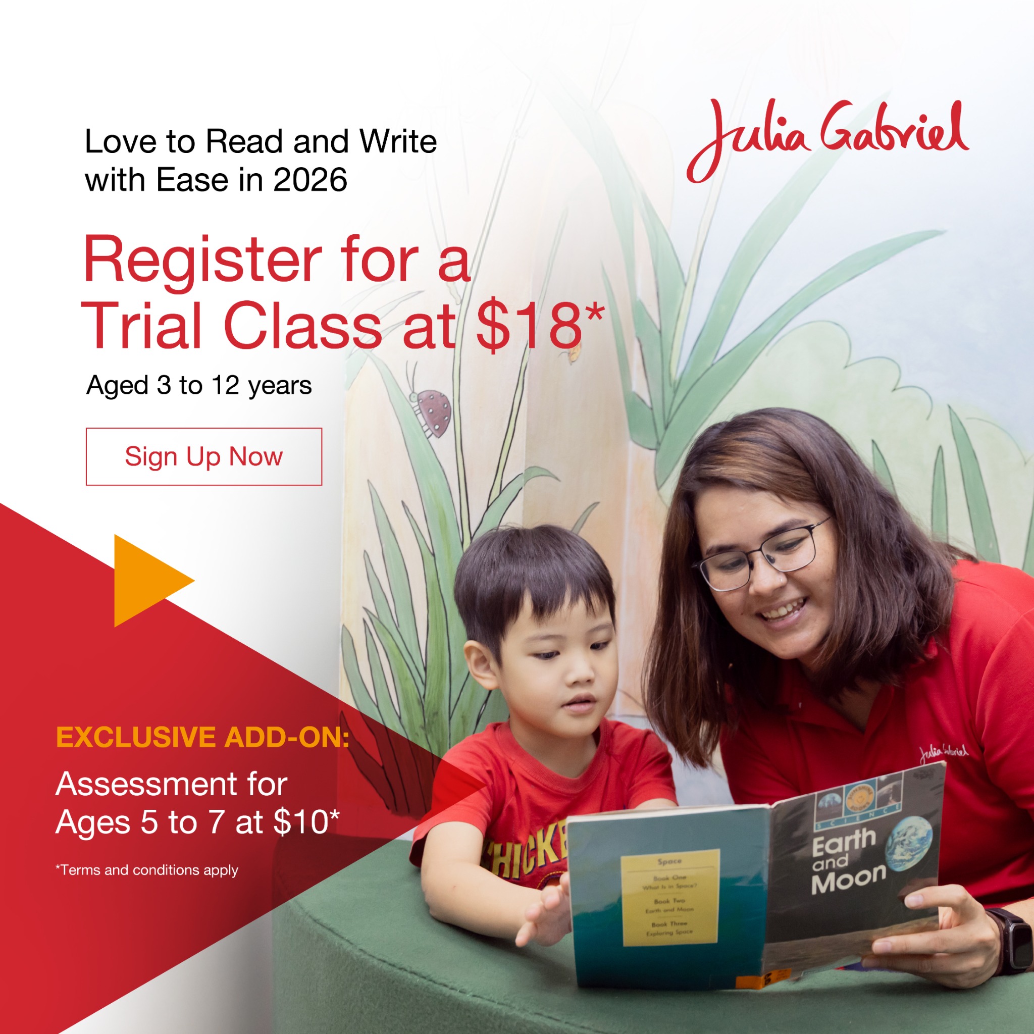 Julia Gabriel Centre Singapore Facebook ad