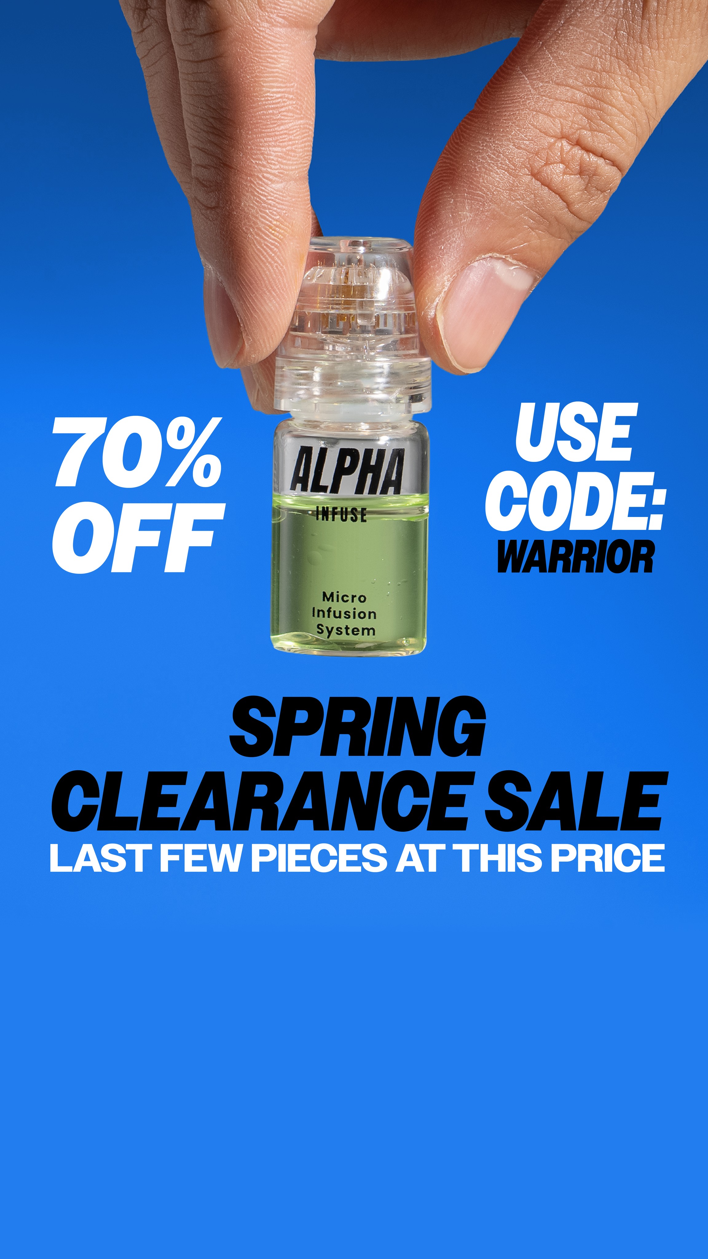 AlphaInfuse Facebook ad
