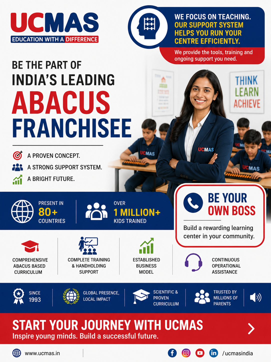 UCMAS Abacus Jammu Kashmir Facebook ad: Build a Business with Purpose