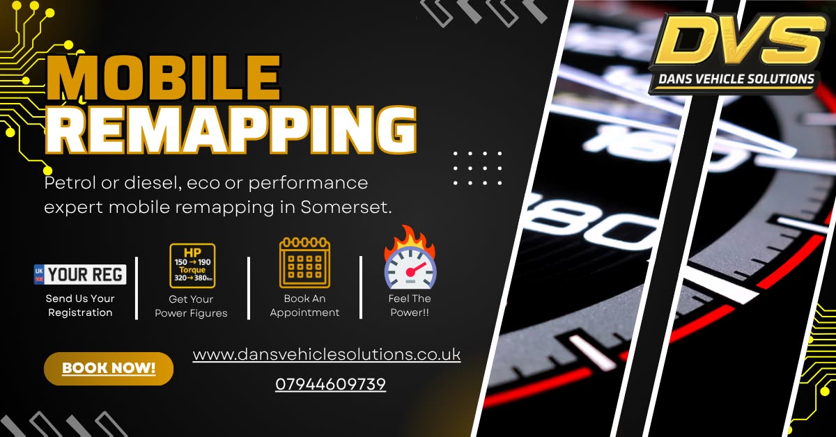 Dans Vehicle Solutions Facebook ad: Mobile ECU Remapping