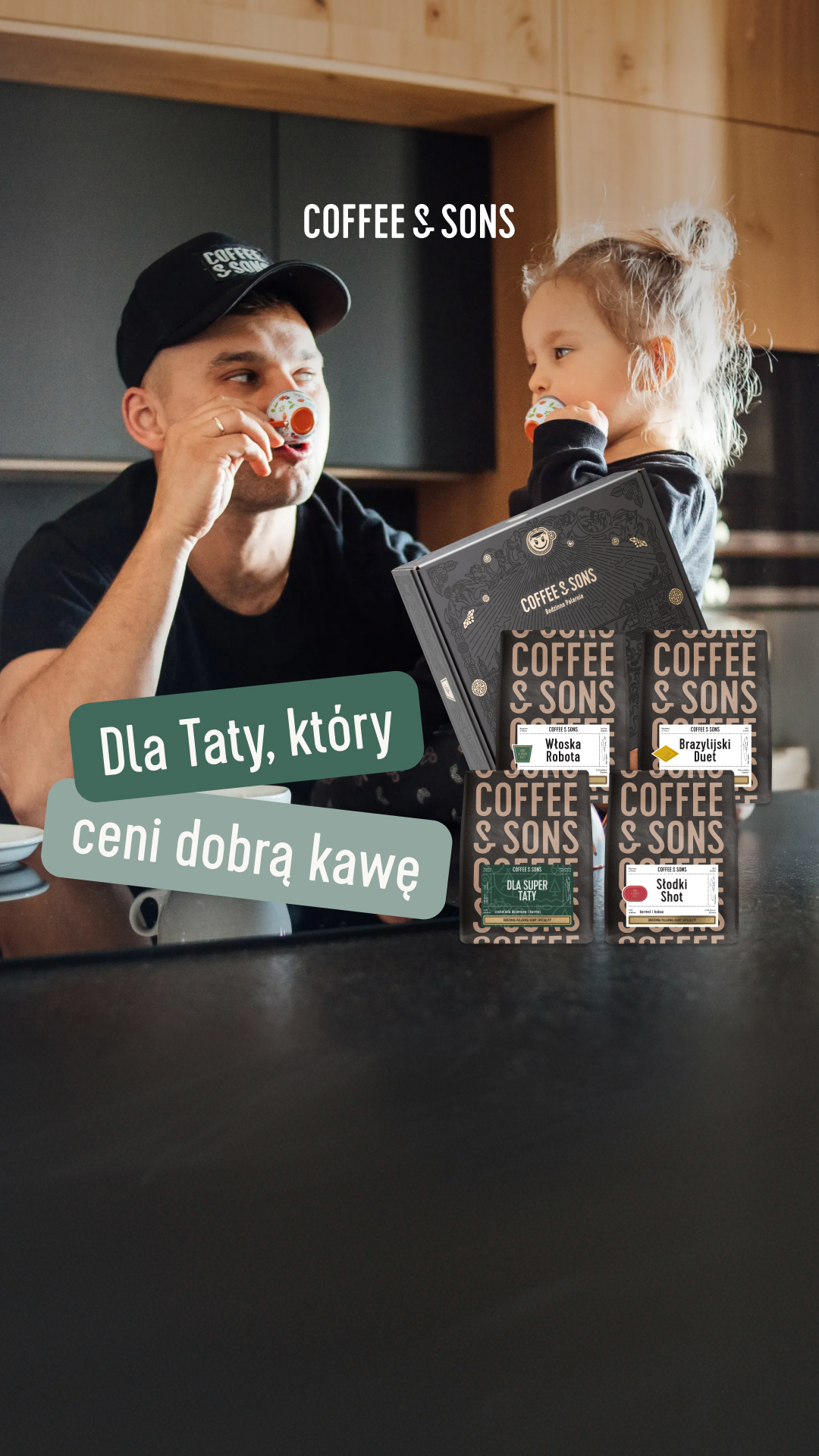 Coffee & Sons Facebook ad