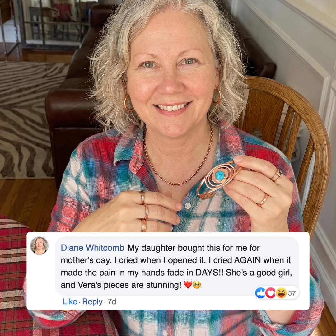 Vera’s Copper Jewelry Facebook ad