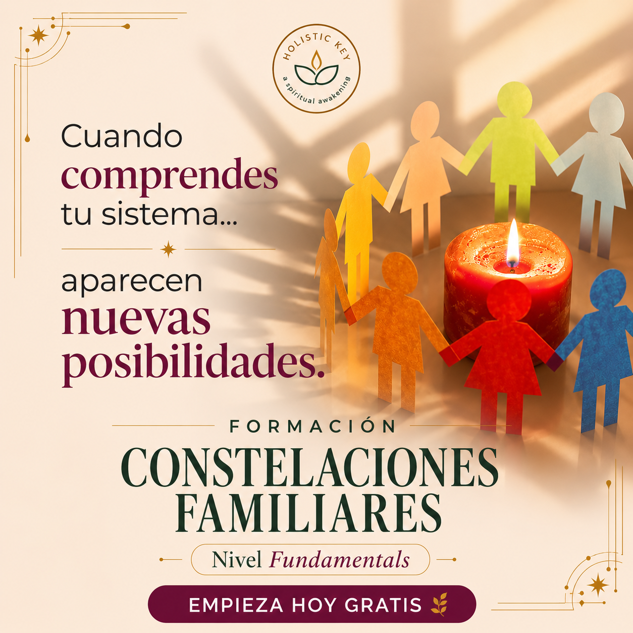 Holistic Key- A Spiritual Awakening Facebook ad: TAL VEZ EL BLOQUEO NO ERES TÚ
