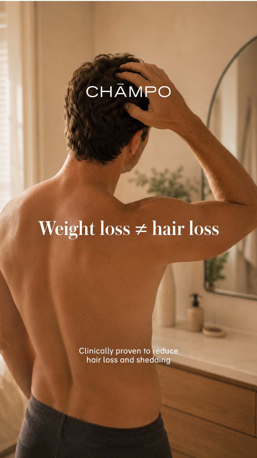 Chāmpo Haircare Facebook ad