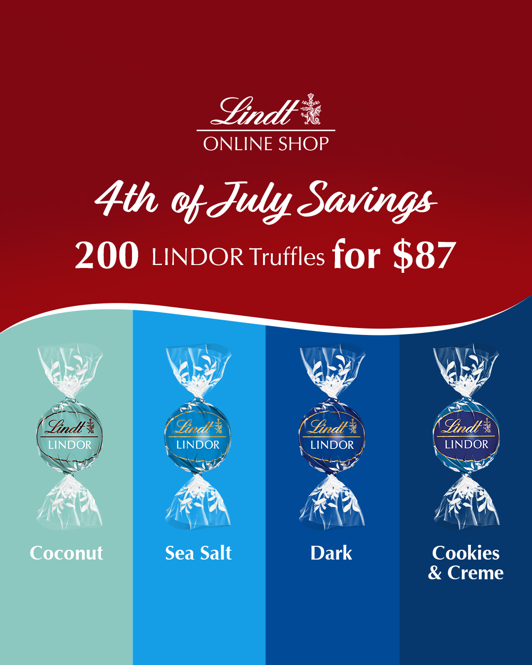 Lindt Facebook ad