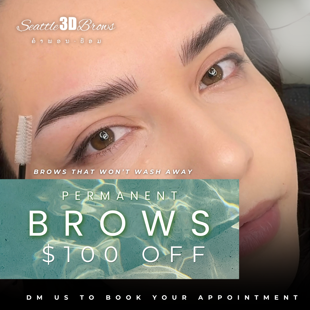 Seattle3dbrows.com Facebook ad