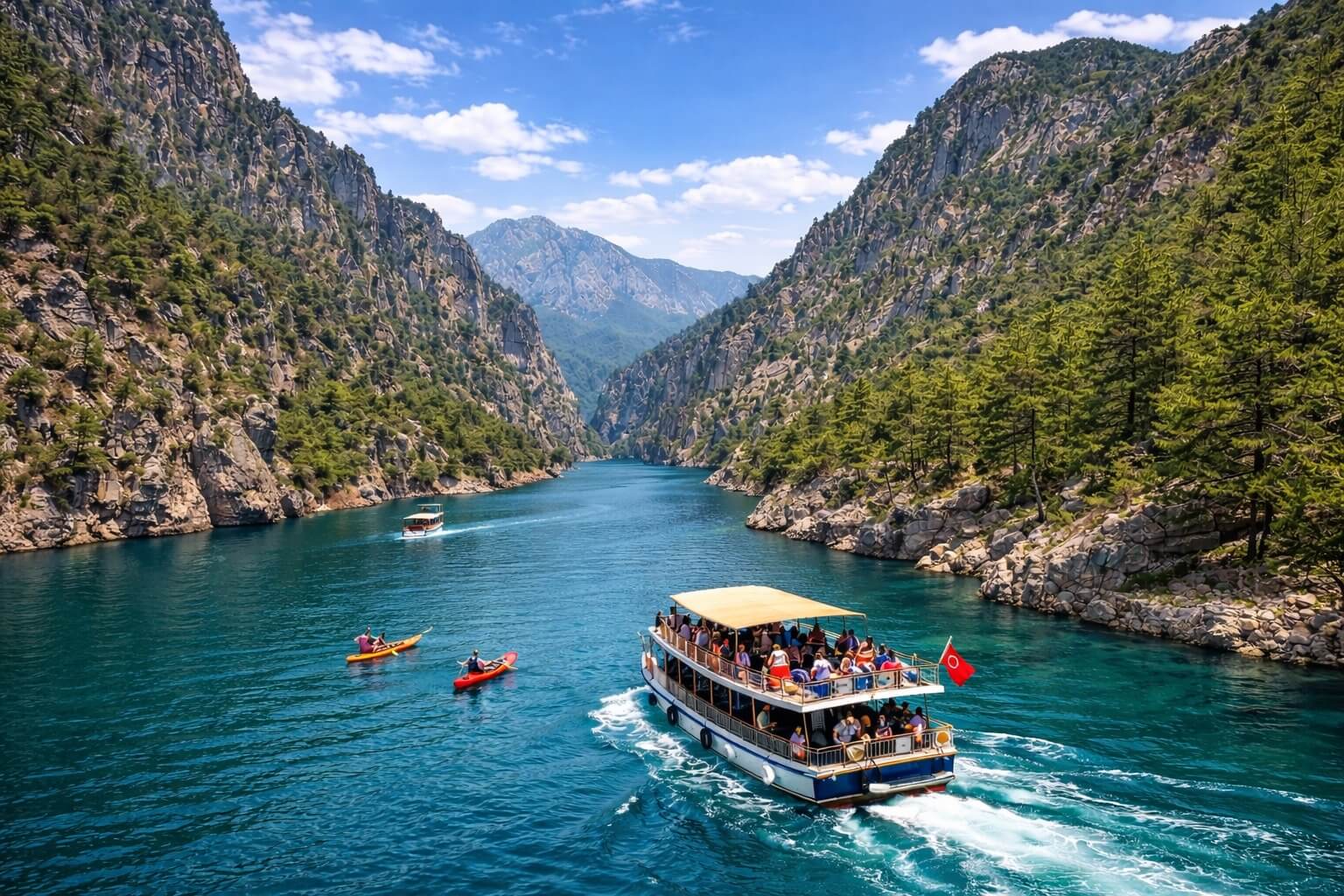 Turkiye Regional Tour Services Facebook ad: Green Canyon ComboTour (Full Day, Belek & Kundu…