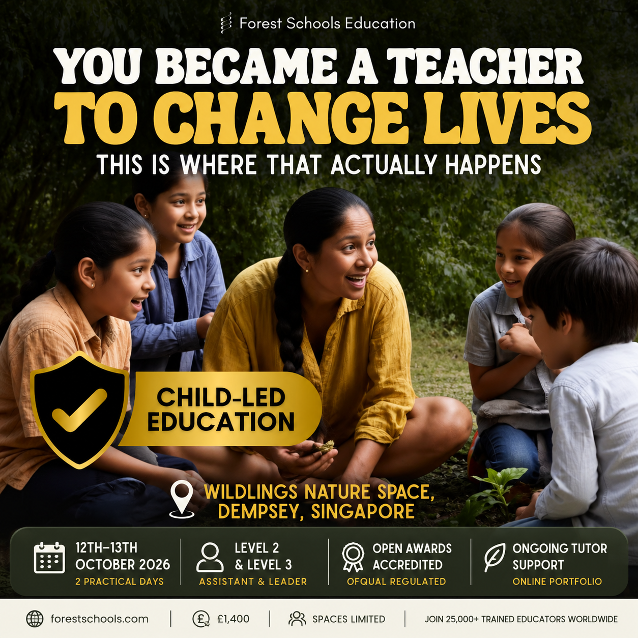 Forest Schools Facebook ad