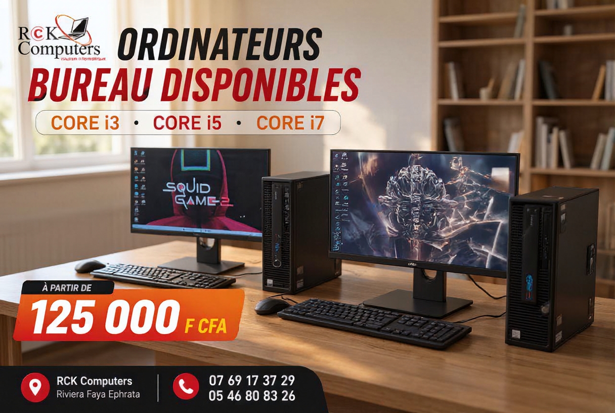 RckComputers Facebook ad: Une Machine Qui Suit Votre Rythme