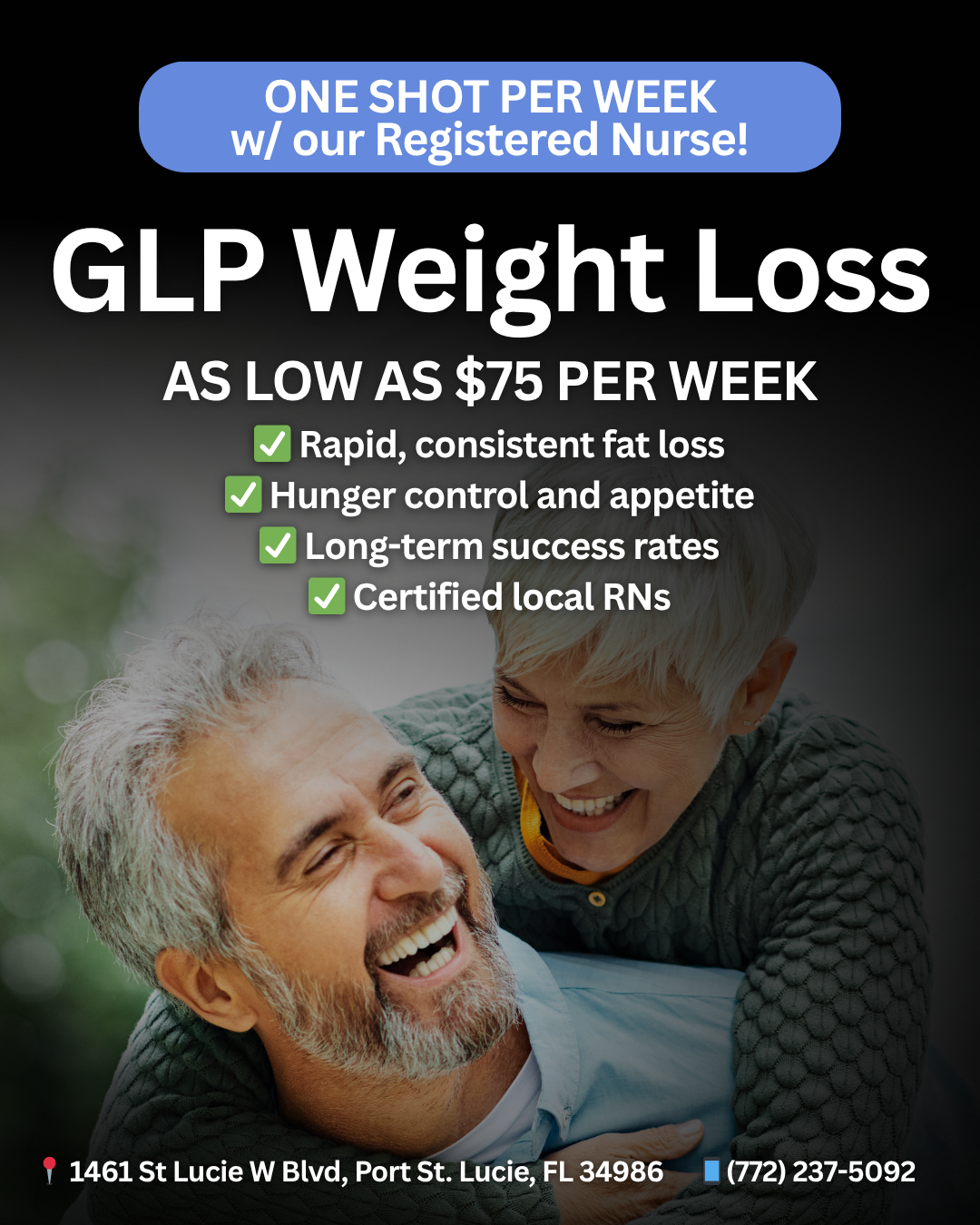 PSL - Pain Relief, Recovery, Beauty and Wellness Facebook ad: GLP-1 Medical Weight Loss Program