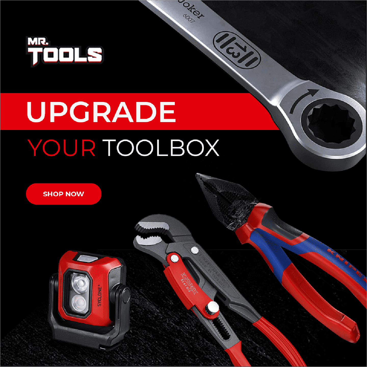 Mr. Tools Facebook ad: Skip the big box stores.
