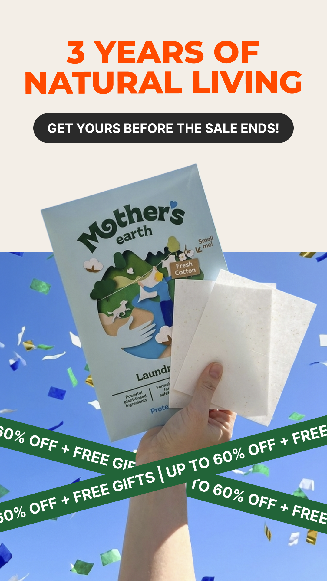 Mothers Earth Facebook ad