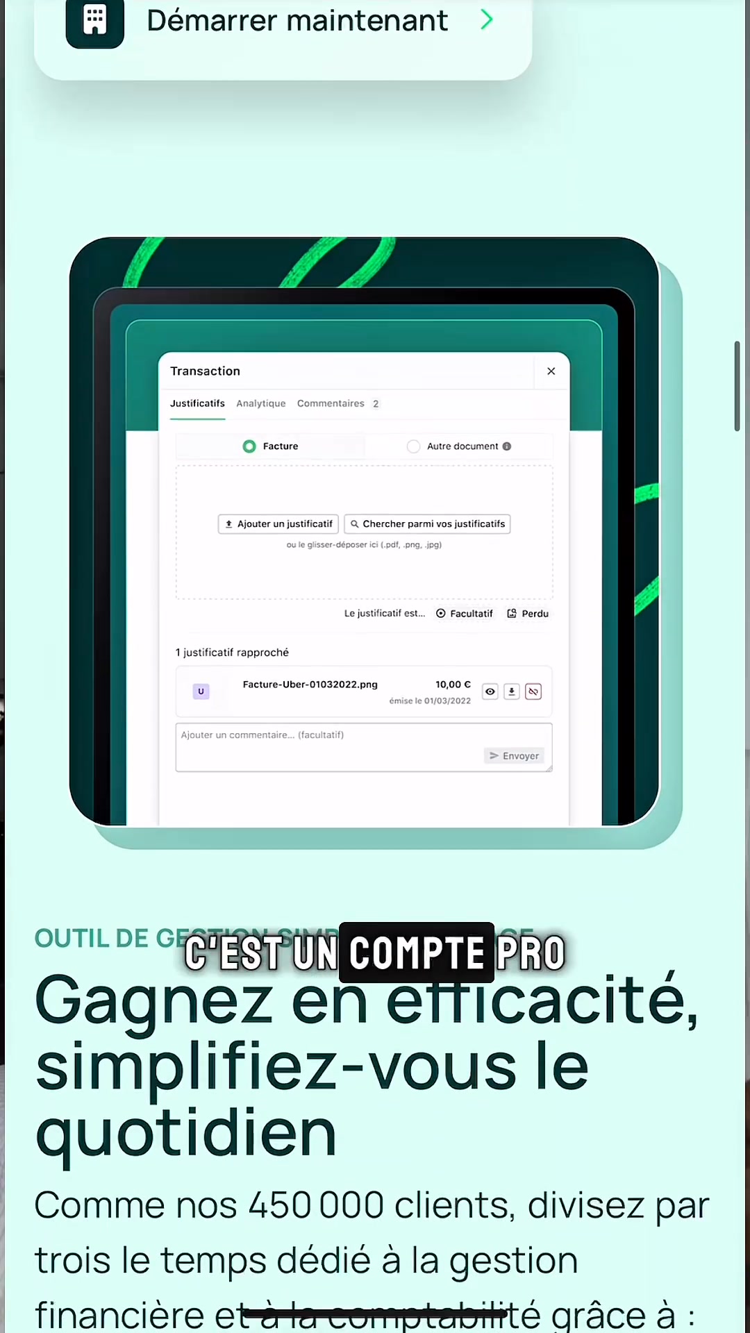 Pennylane - Comptabilité Facebook ad: Déposer mon capital pour 1€