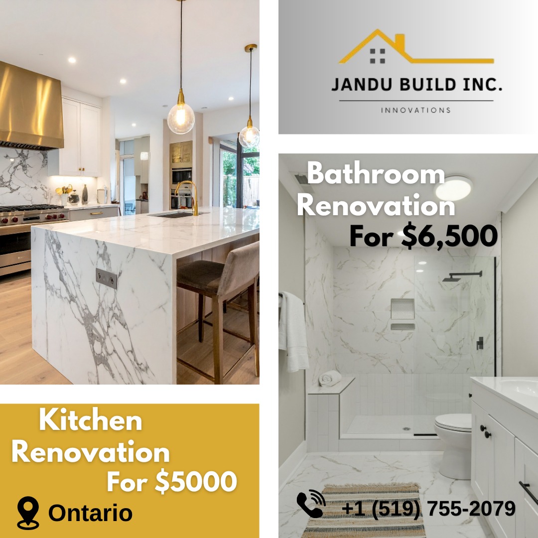 Jandu Build Inc Facebook ad: Kitchen Renovation From $5K, Book Now