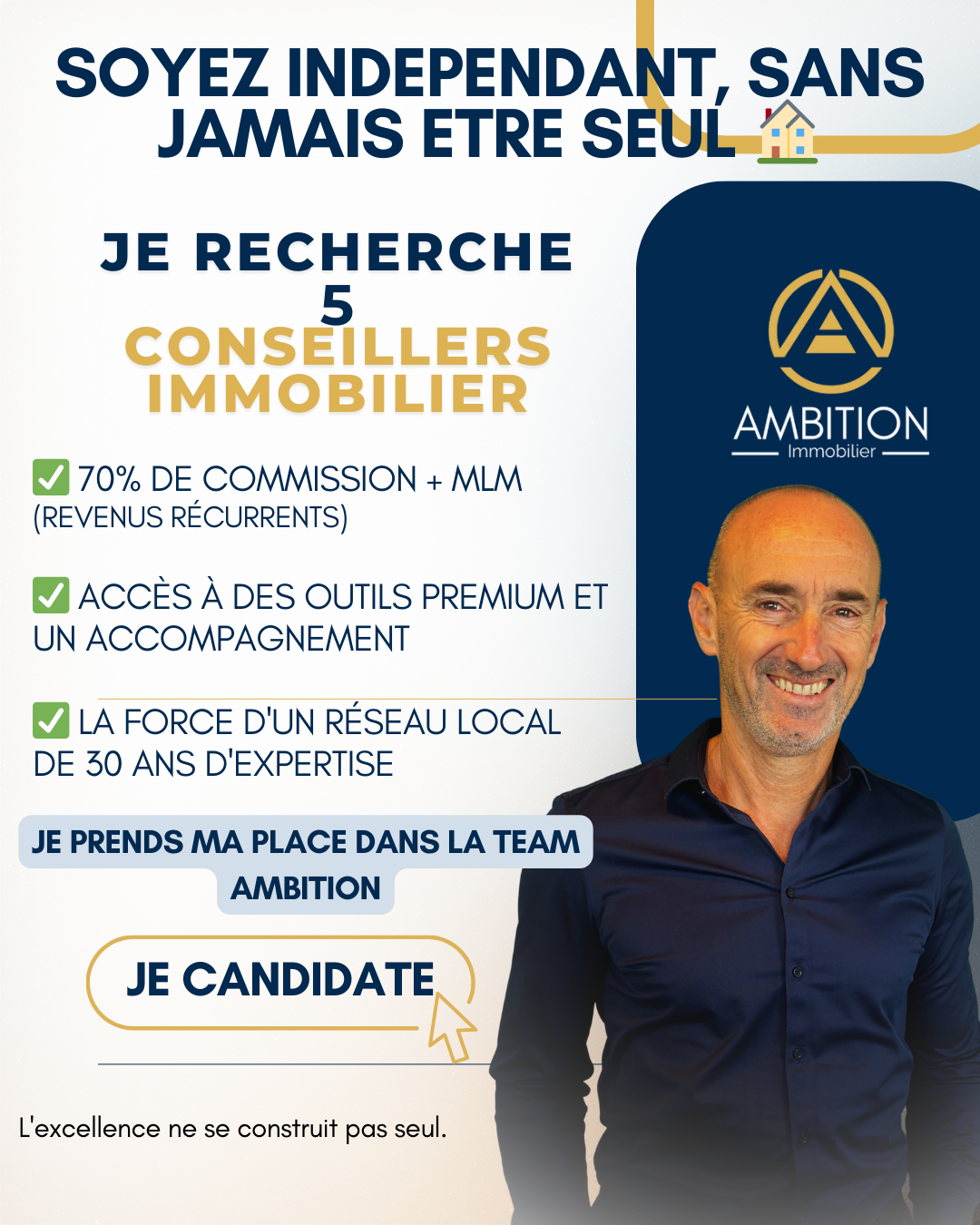 Ambition Immobilier Facebook ad from Dec 26, 2025