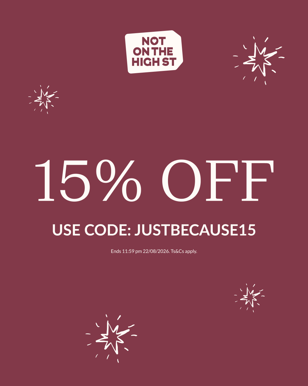 notonthehighstreet Facebook ad
