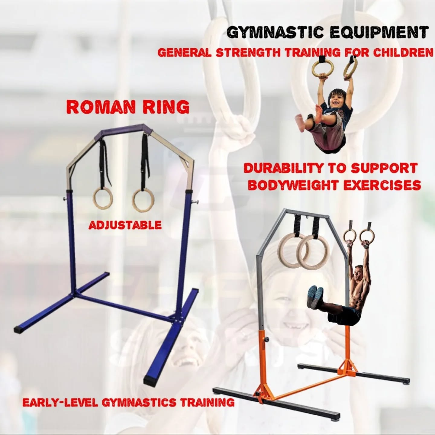 chainssports Facebook ad: Explore our gymnastics equipment category