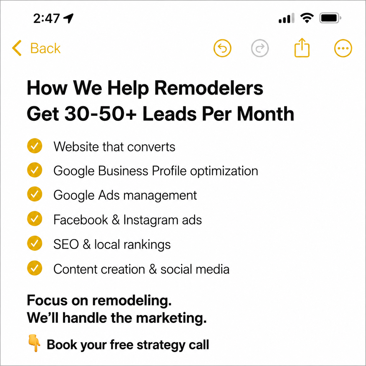 Beacon Solutions Facebook ad