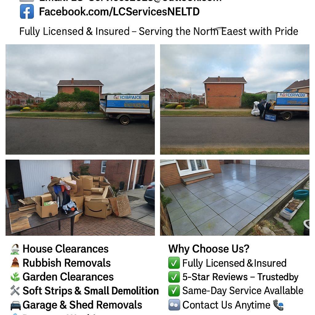 LC Services NE LTD Facebook ad: LC Services NE LTD, Your Trusted Local Clearance Experts!