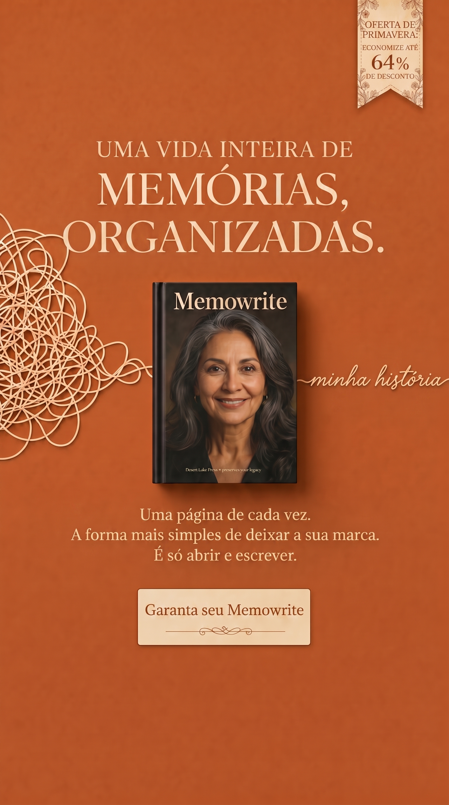 Memowrite Facebook ad