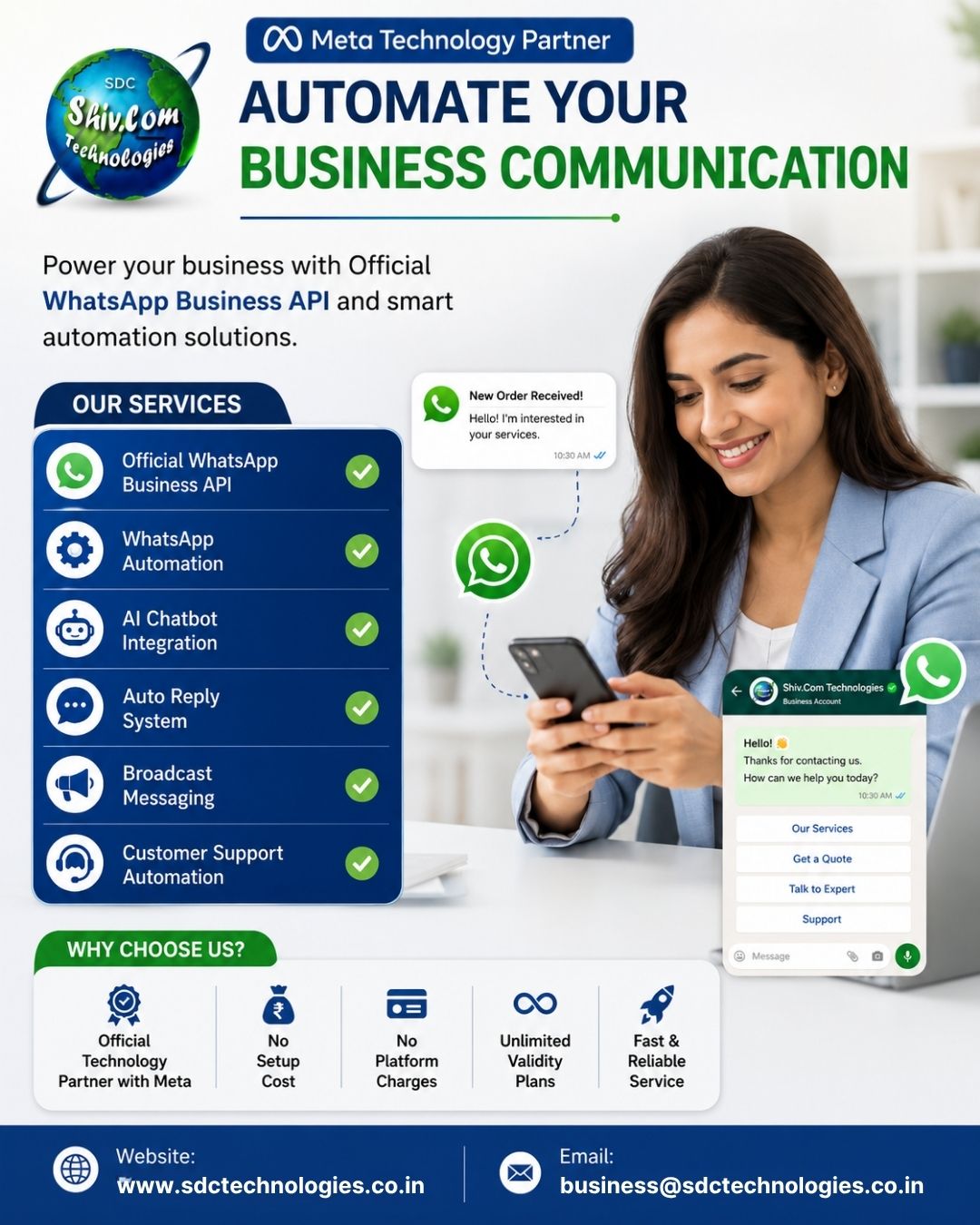 Shiv.com Technologies Navi Mumbai Facebook ad: Smart WhatsApp Automation for Modern Businesses