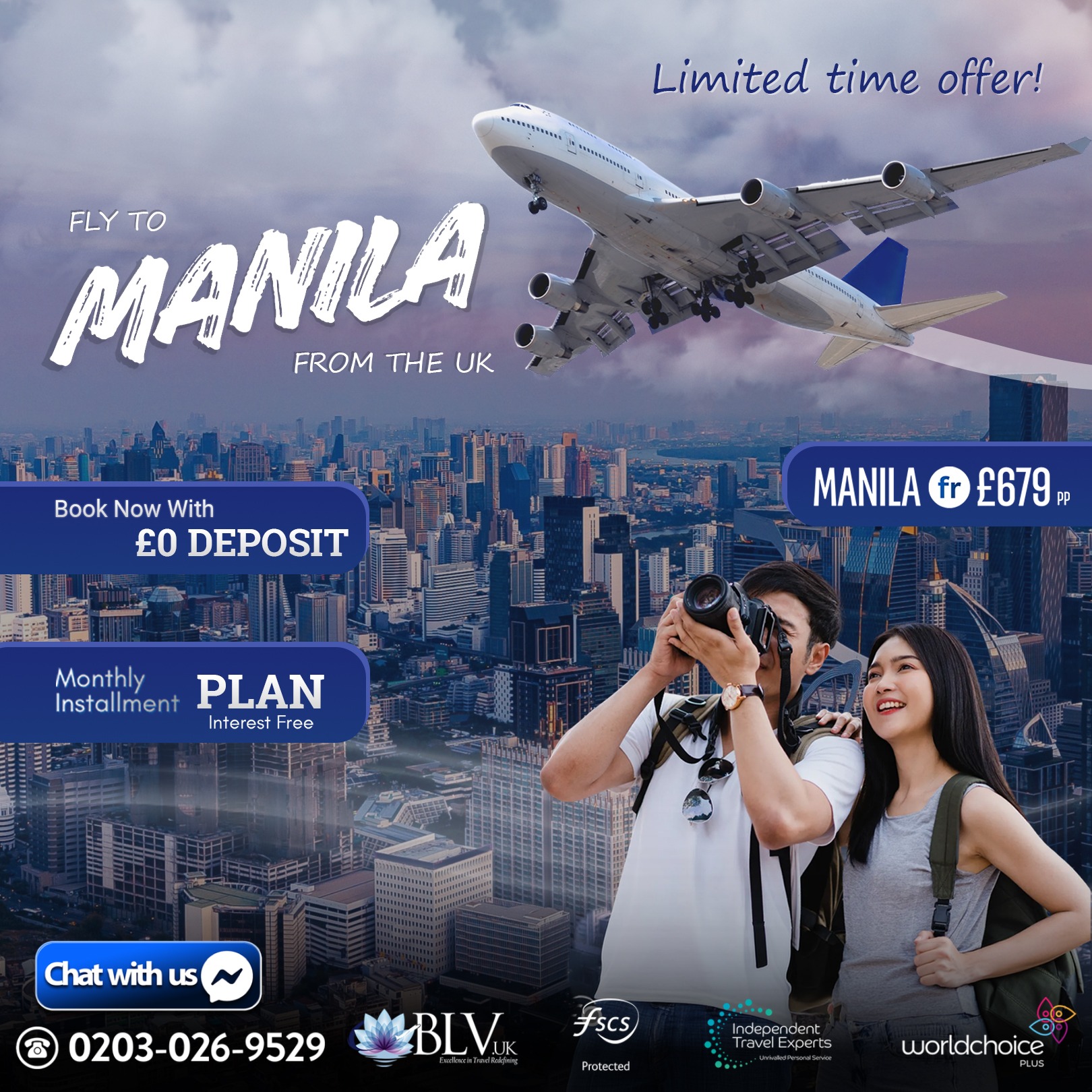 Blue Lotus Vacations UK Facebook ad