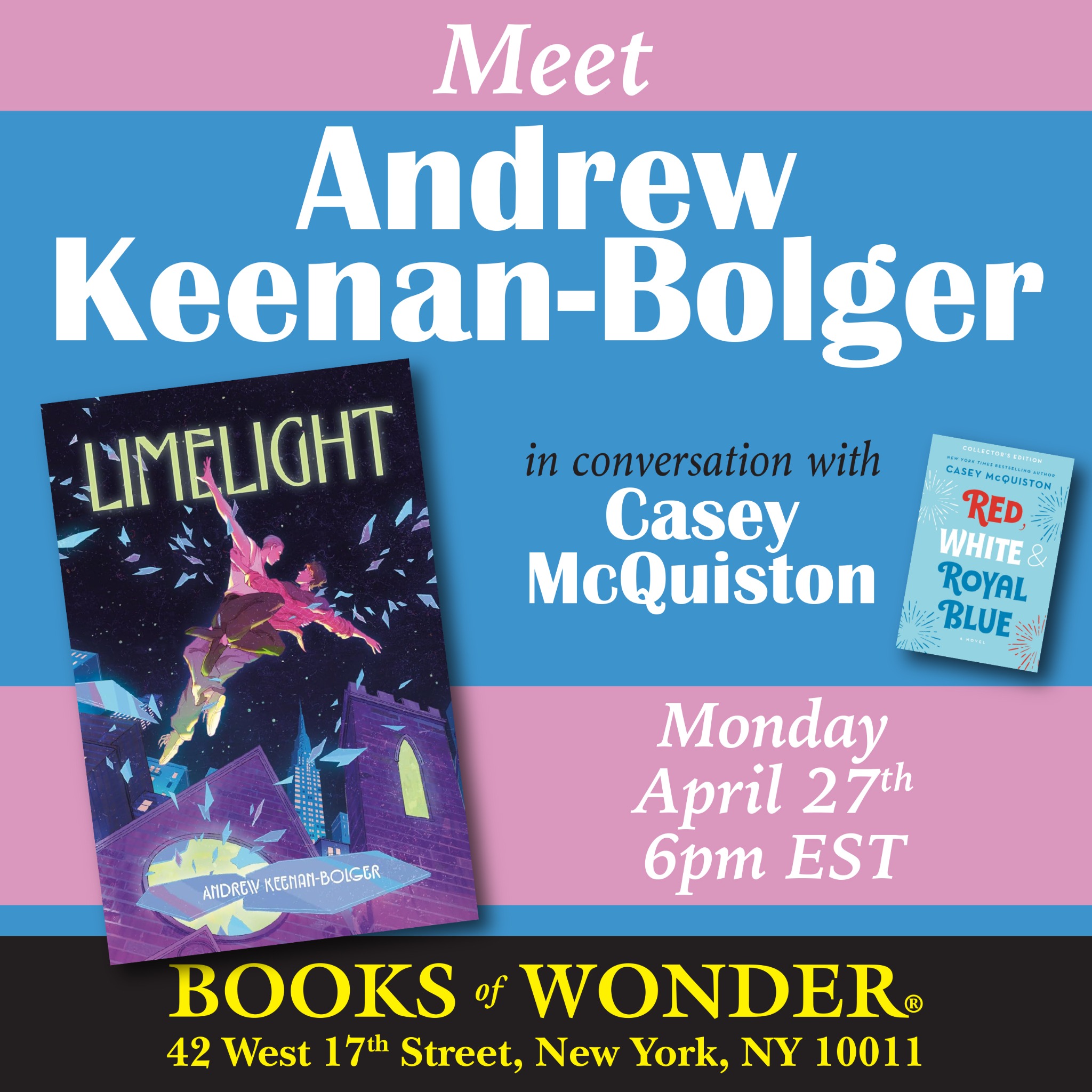 Books Of Wonder Facebook ad: Don’t miss what’s coming up at Books of…