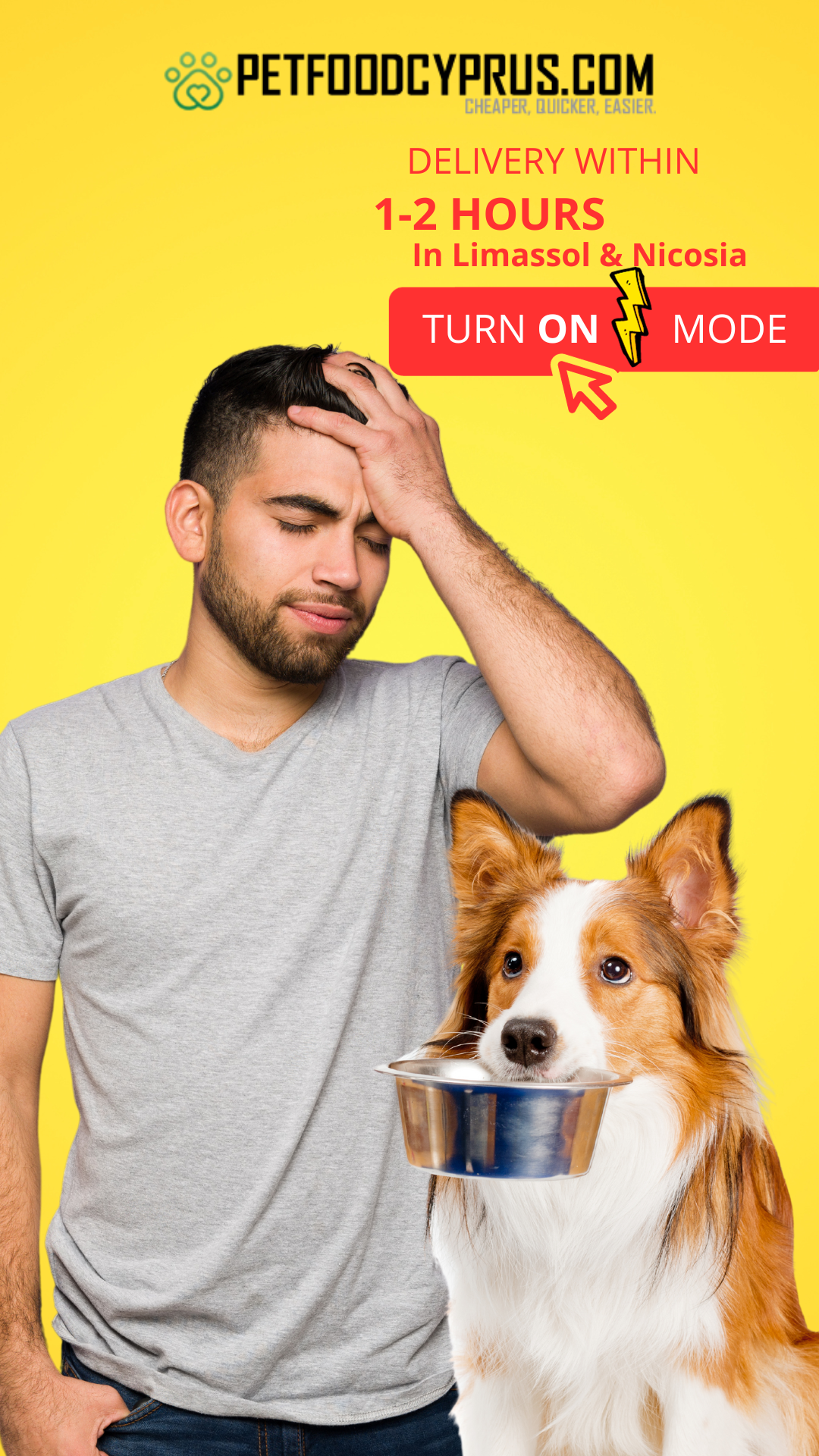 Pet Food Cyprus Facebook ad