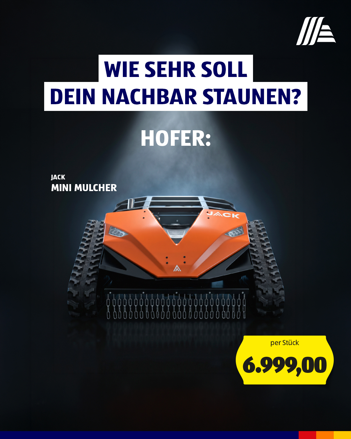 HOFER Österreich Facebook ad: Wenn’s im Garten richtig zur Sache geht.