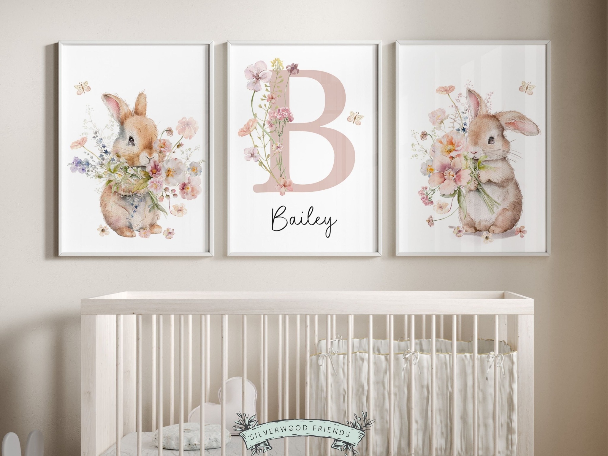Silverwood Friends Facebook ad: Custom Nursery Prints