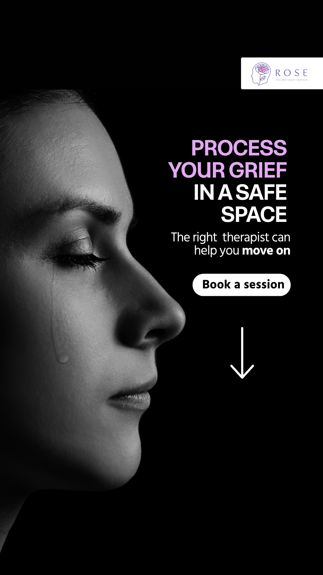 Rose Psychotherapy Centre Facebook ad from Jun 12, 2026