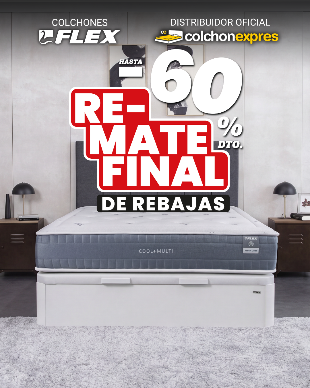 Colchón Exprés Facebook ad from Aug 11, 2026