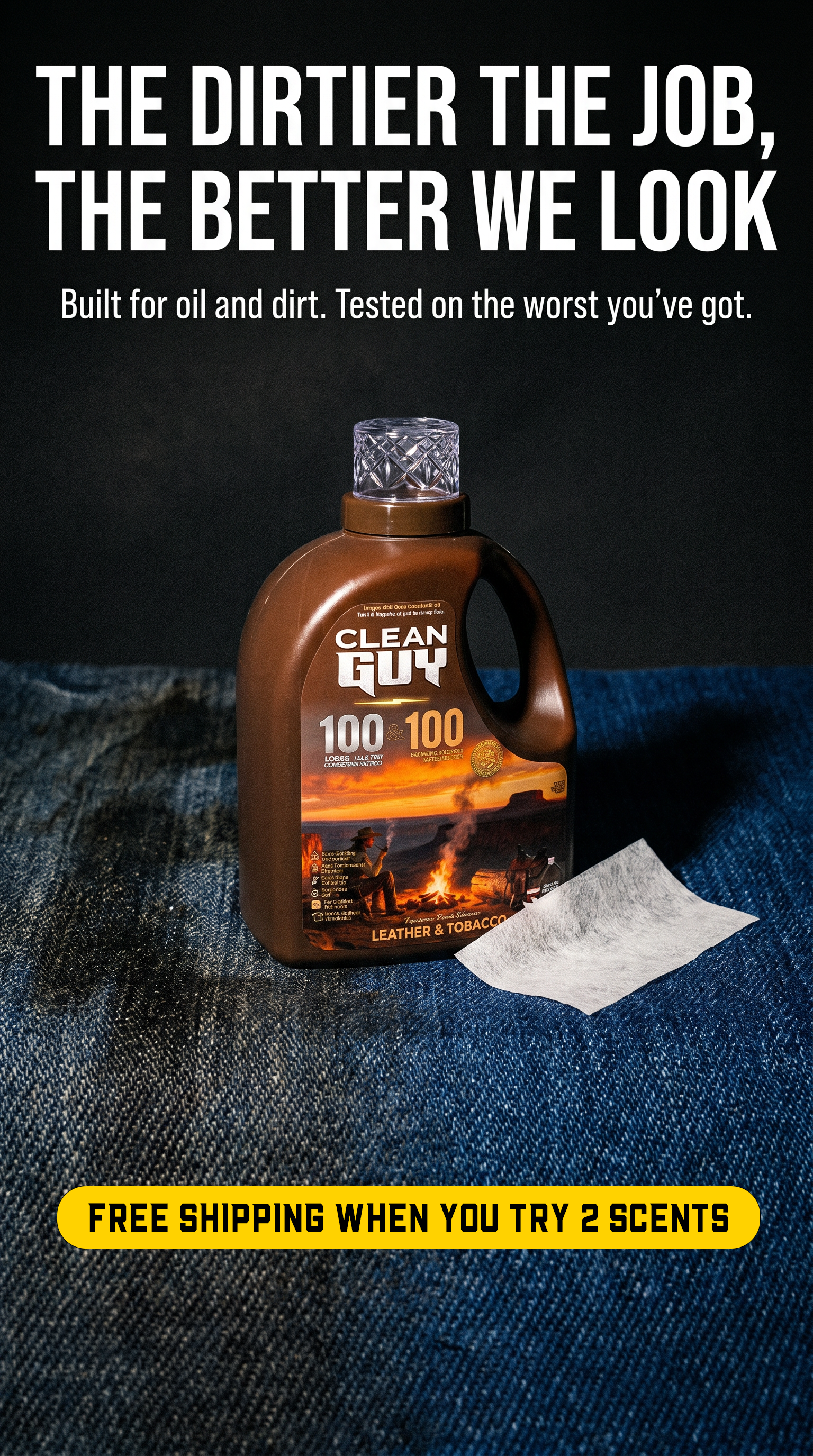 Clean Guy Facebook ad