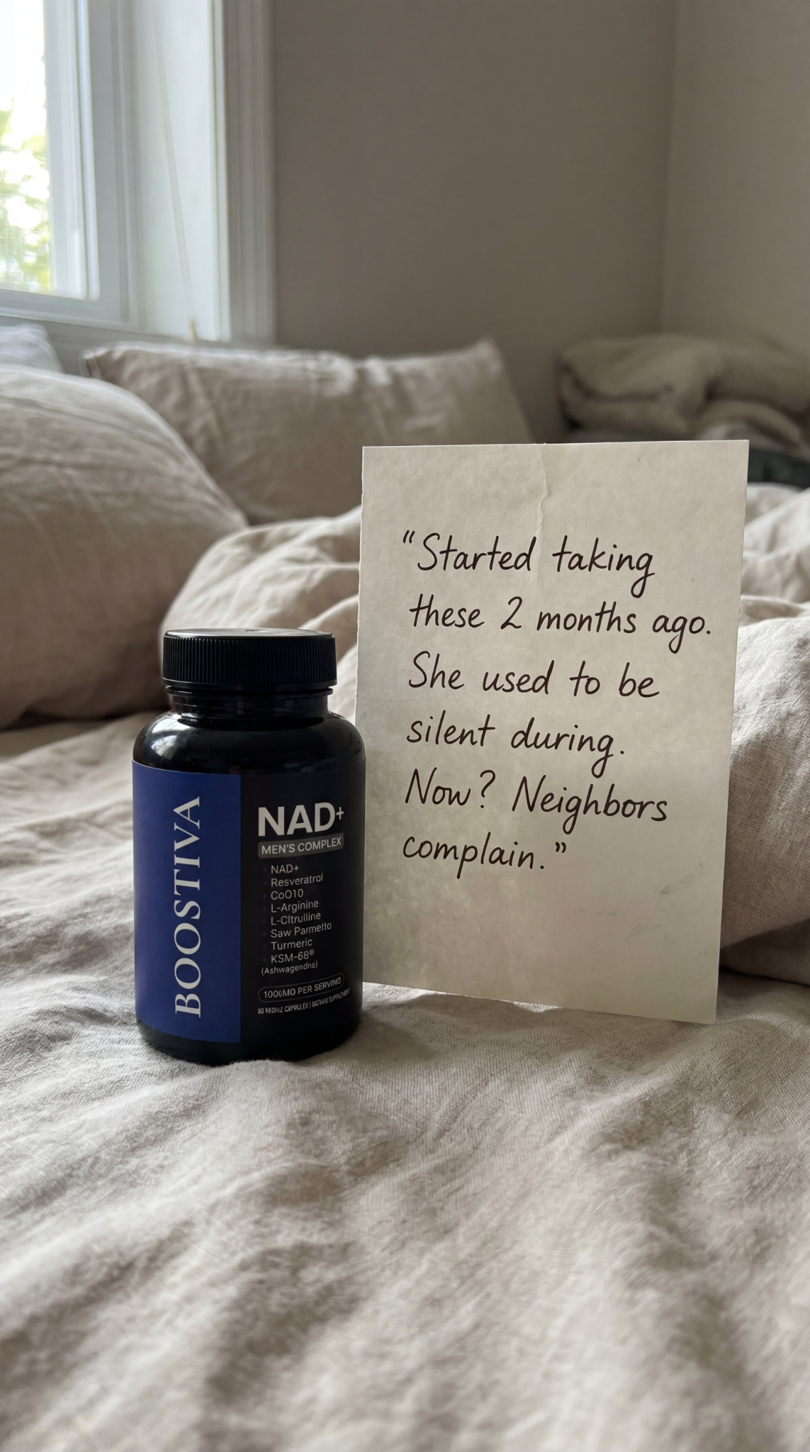 TryBoostiva Facebook ad: The Men’s NAD+ Formula Everyone Is Talking About