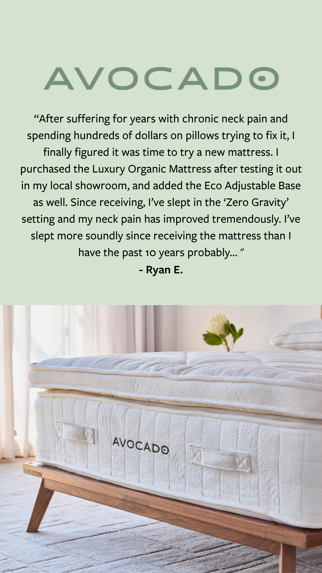 Avocado Green Facebook ad