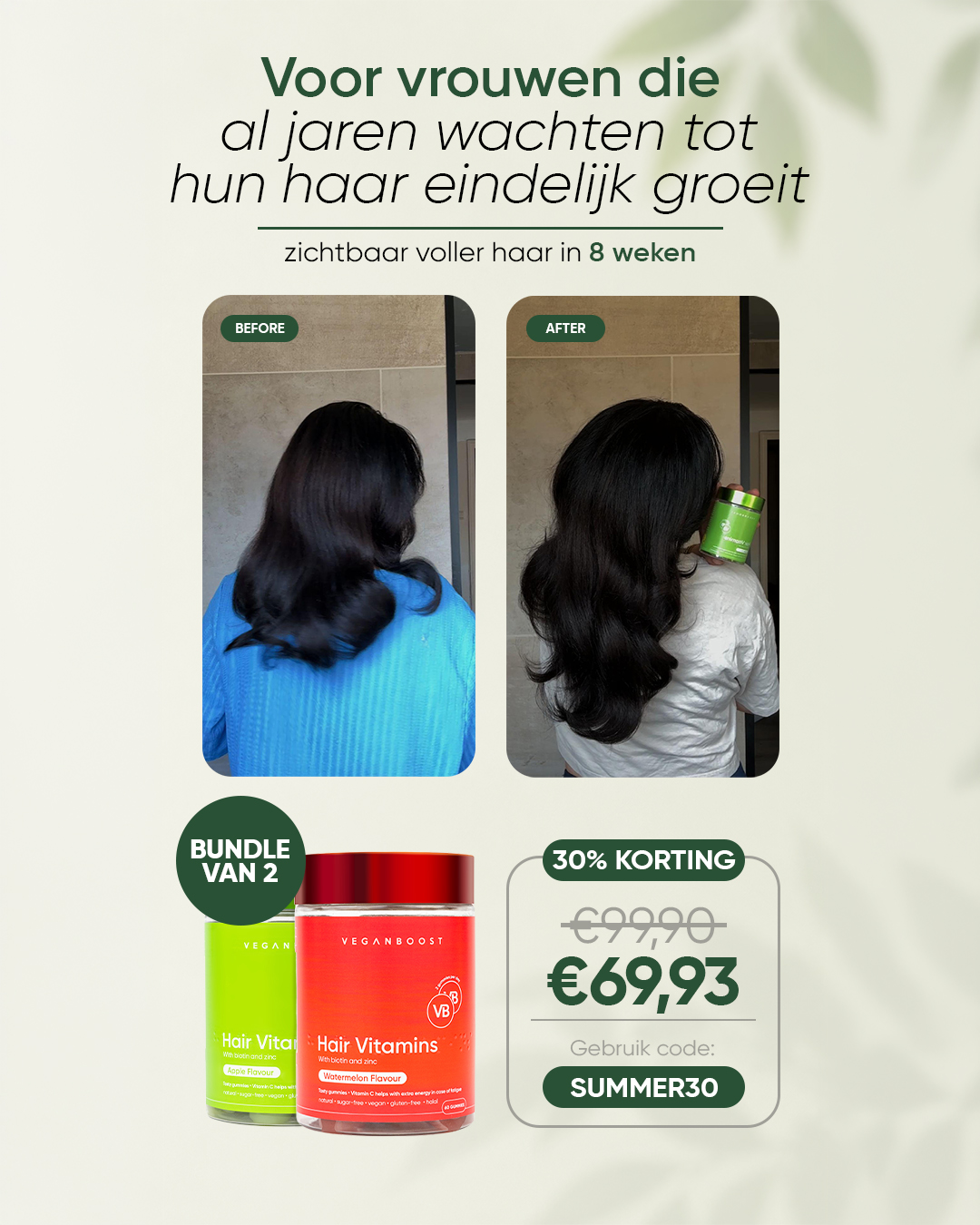Veganboost Facebook ad