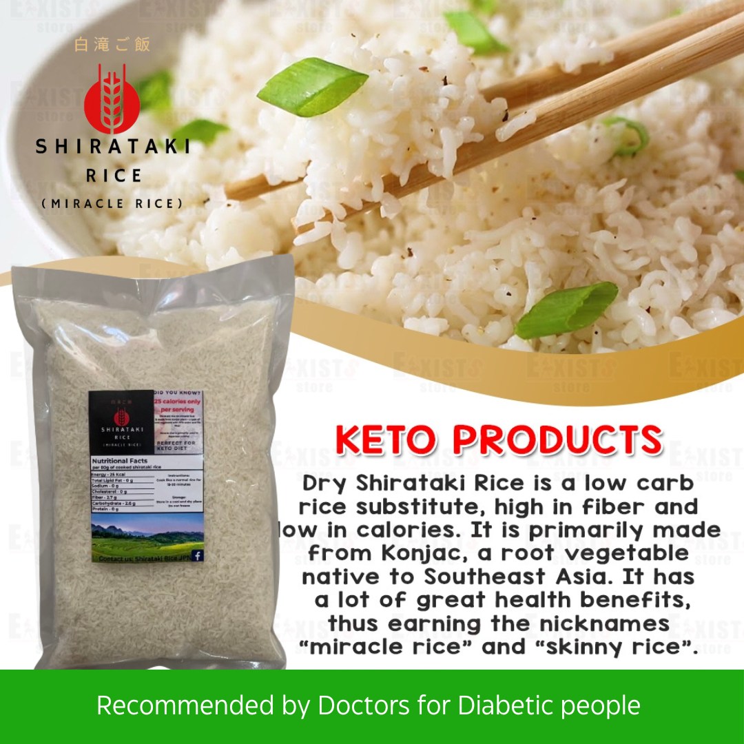 Shirataki Rice JPN Facebook ad: This rice could save your life.