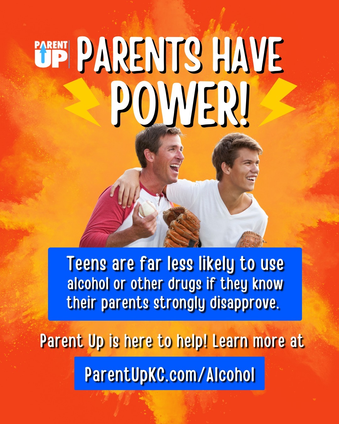 Parent Up Facebook ad: Alcohol, Parent UP KC