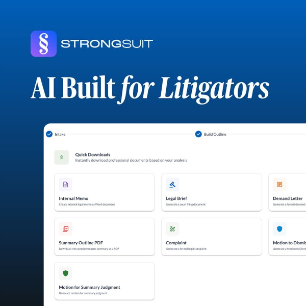 StrongSuit Facebook ad