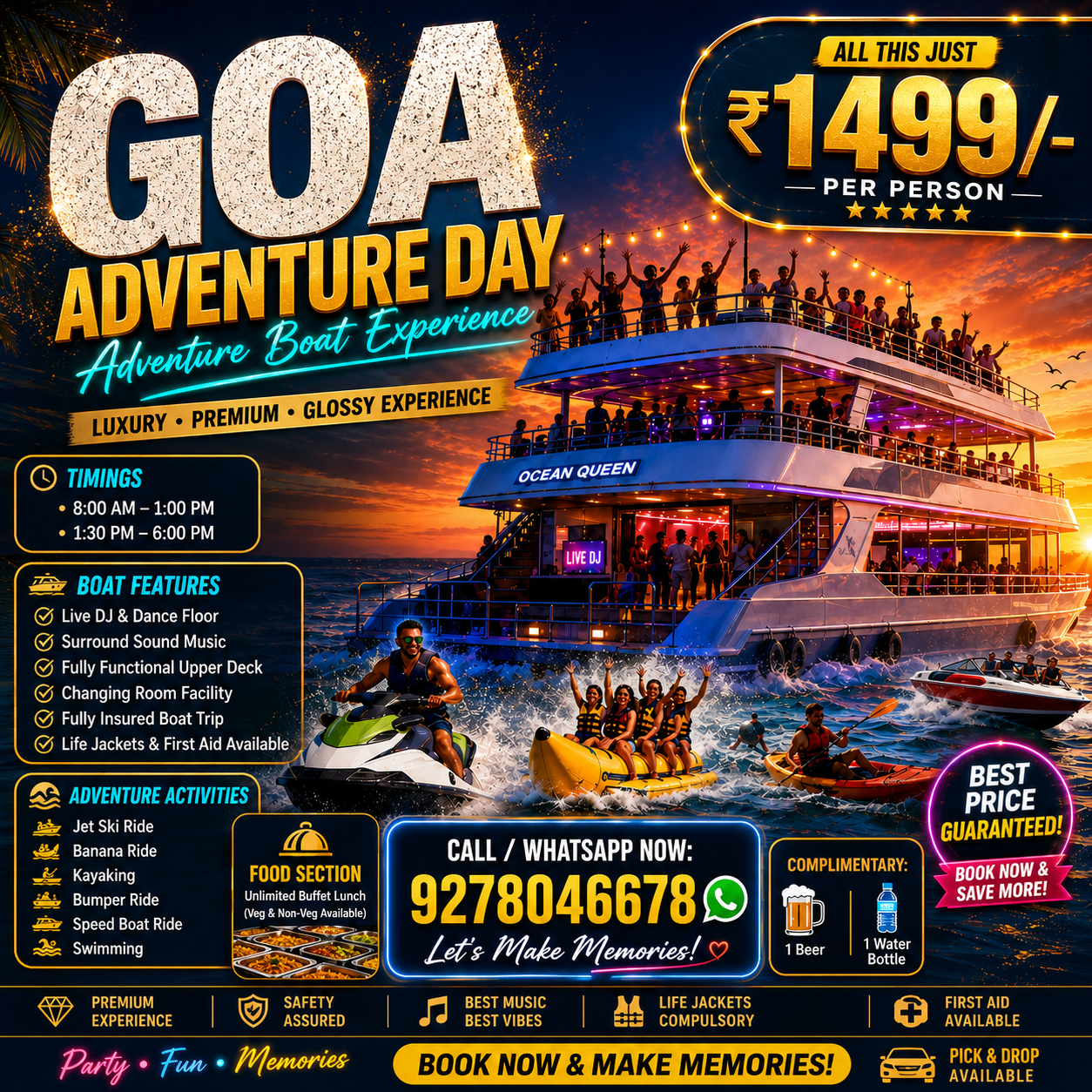 Goa Trip Advisor Facebook ad: Chat with us
