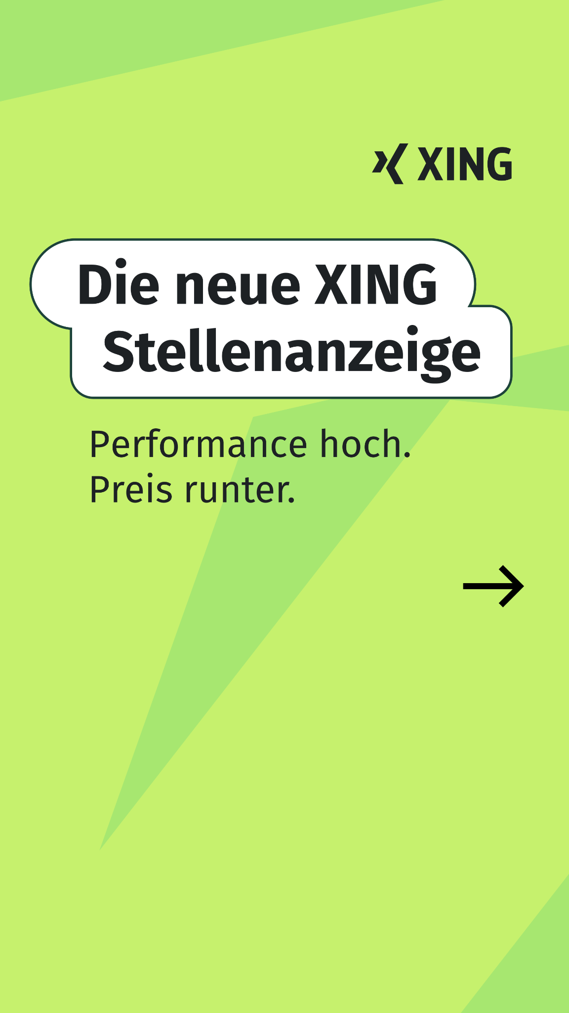 XING Facebook ad