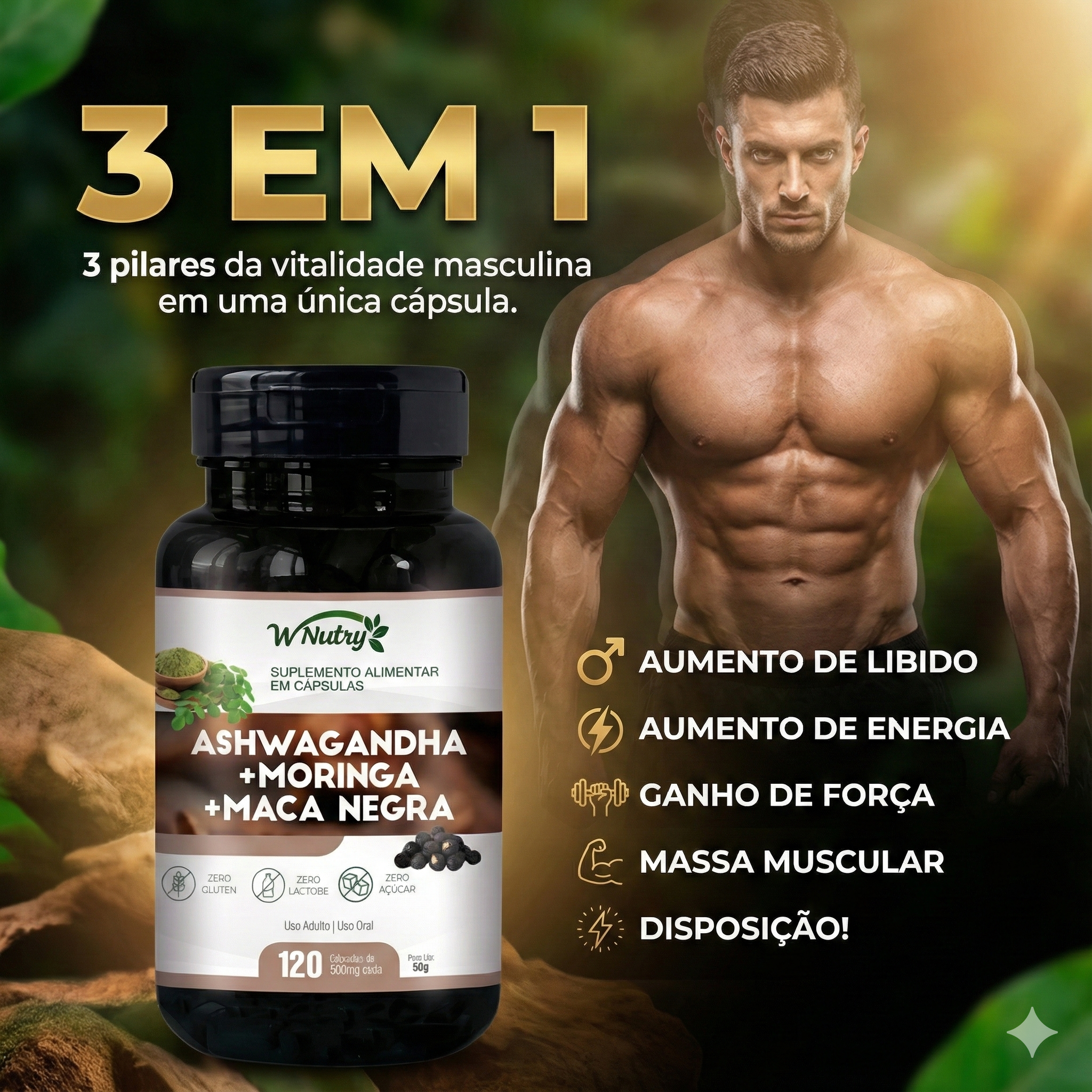 Nutrivolt Facebook ad: Suplemento 100% Natural