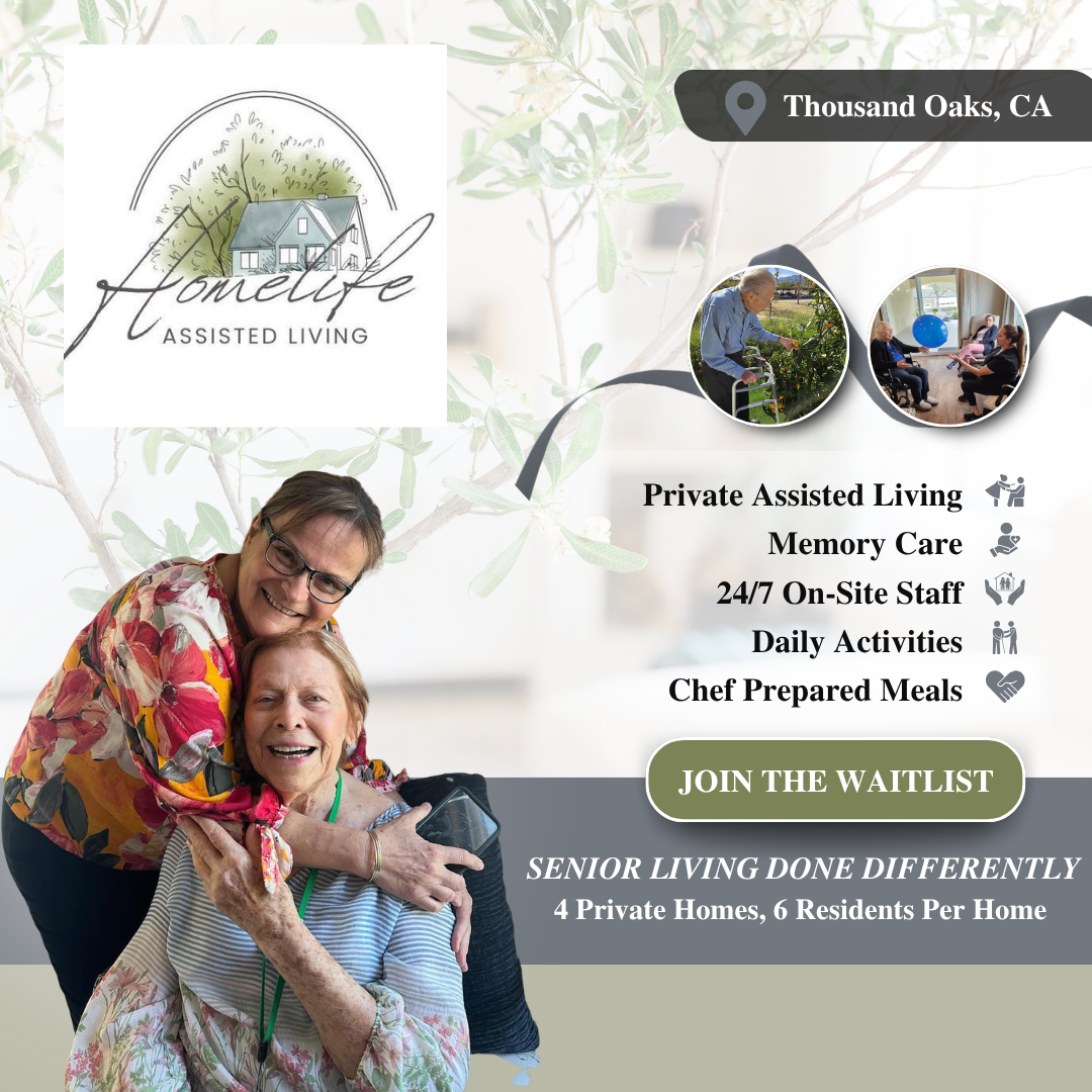 Homelife Senior Living Facebook ad: Assisted Living Done Differently