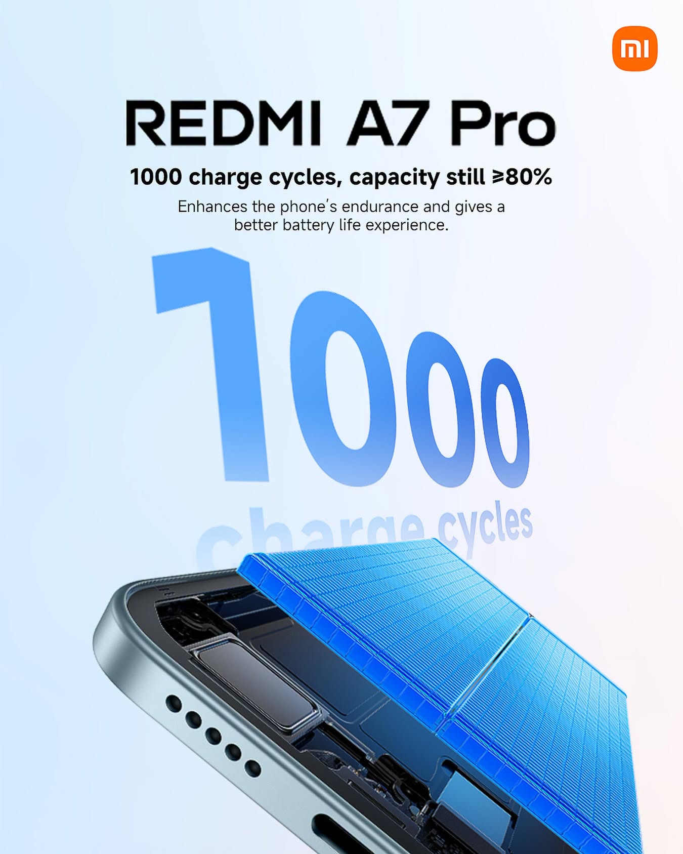 Xiaomi Kenya Facebook ad: A battery that keeps up with life.