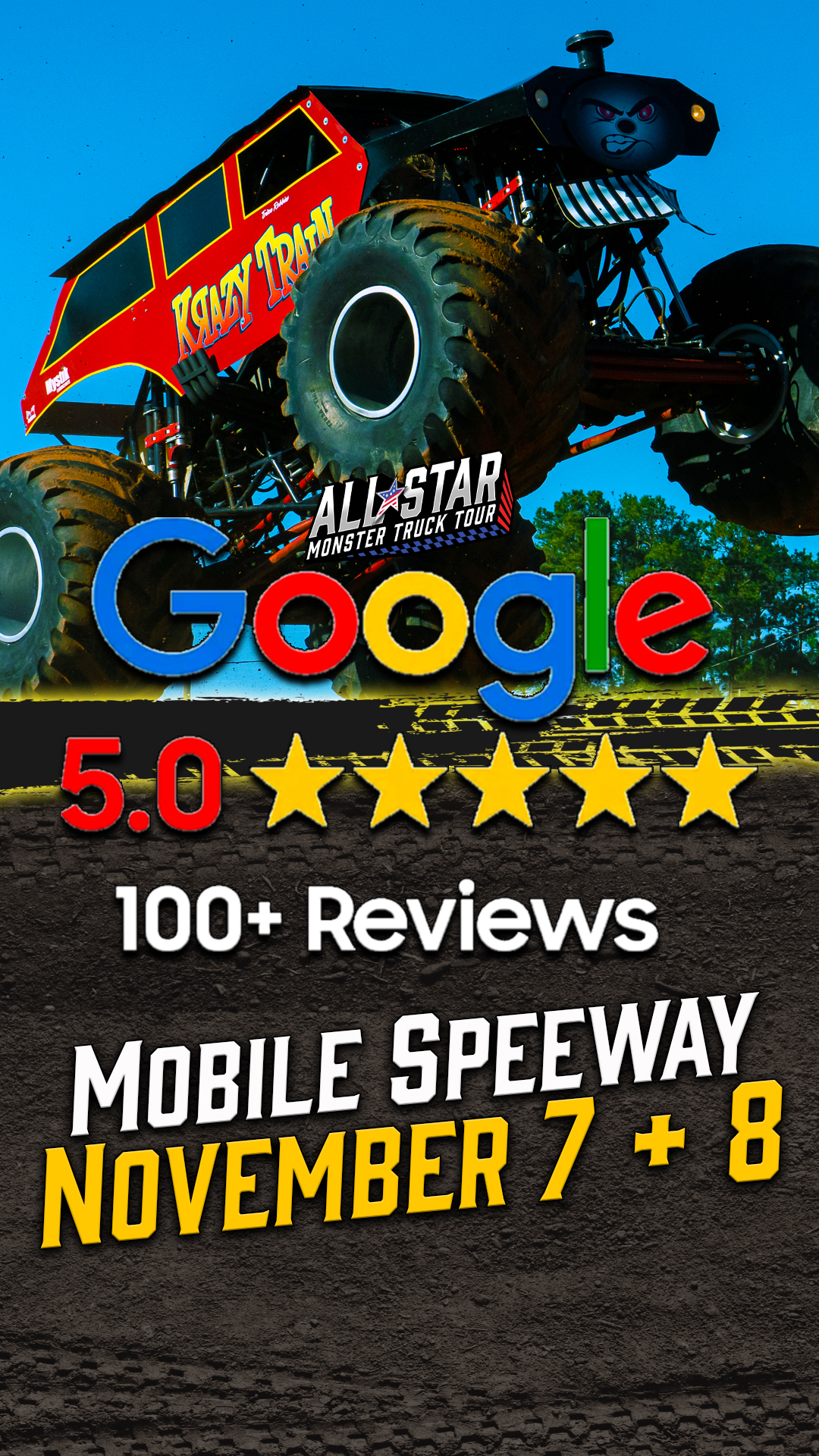 All Star Monster Truck Tour Facebook ad: All Star Monster Trucks: Mobile AL 2026