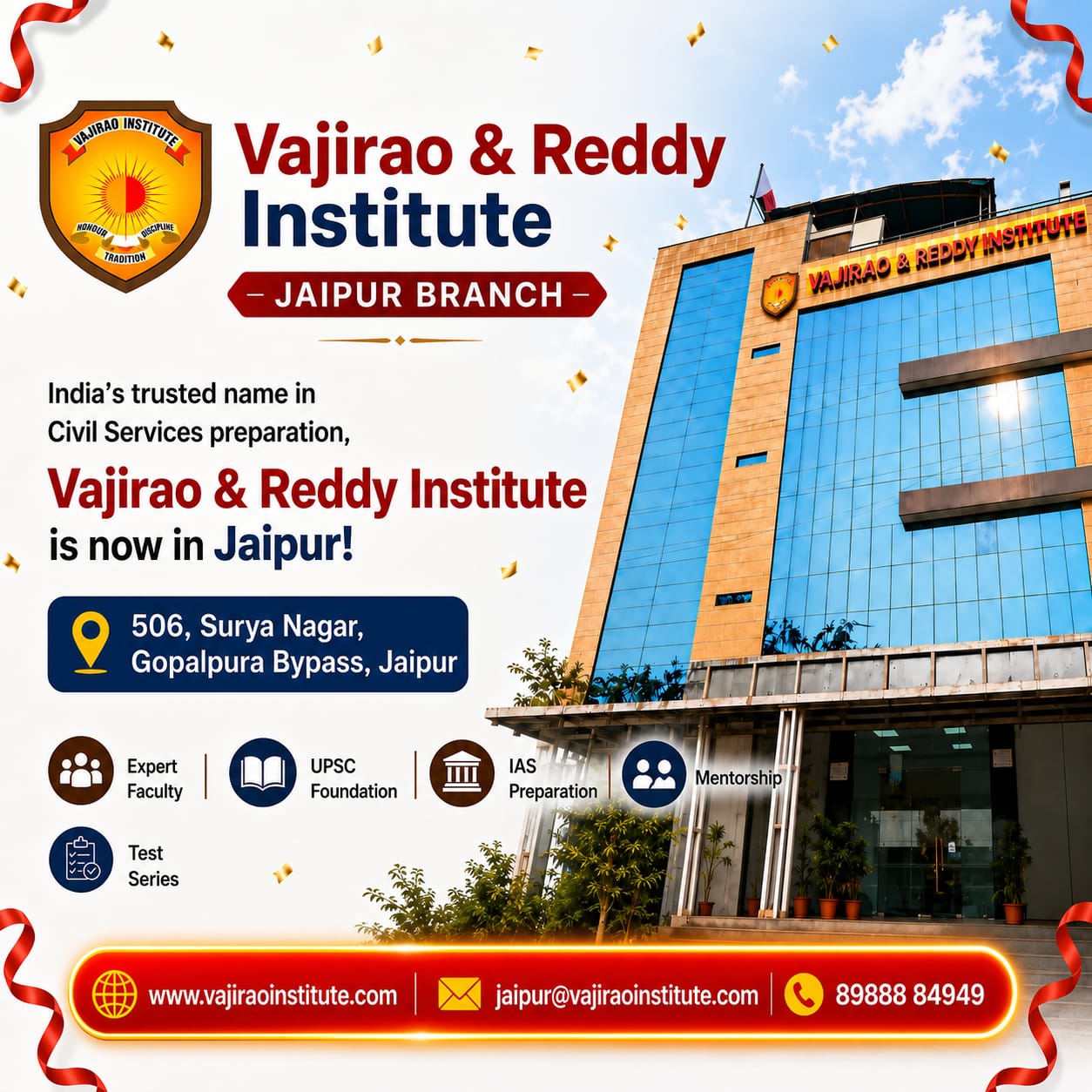 Vajirao and Reddy Institute Facebook ad: Vajirao & Reddy Institute