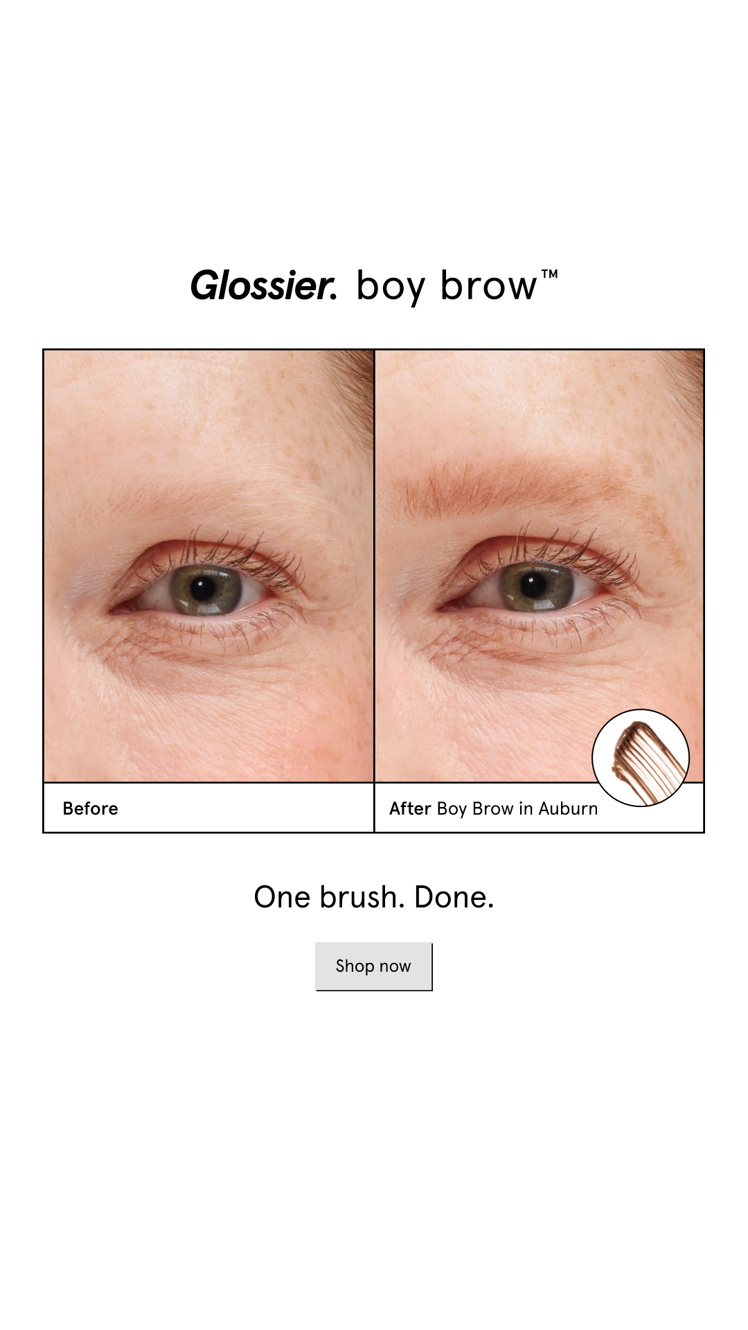 Glossier Facebook ad