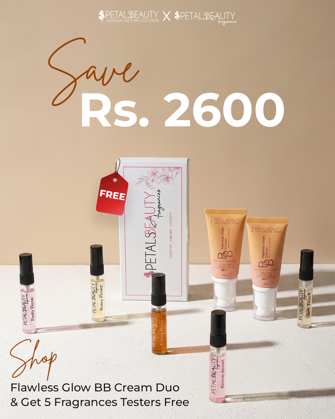 Petals Beauty Facebook ad