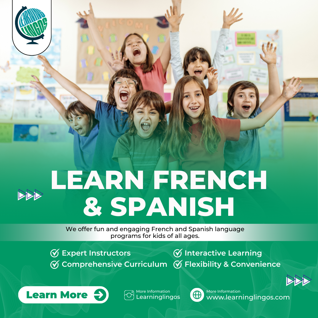 Learning Lingos India Facebook ad: Book a trial class
